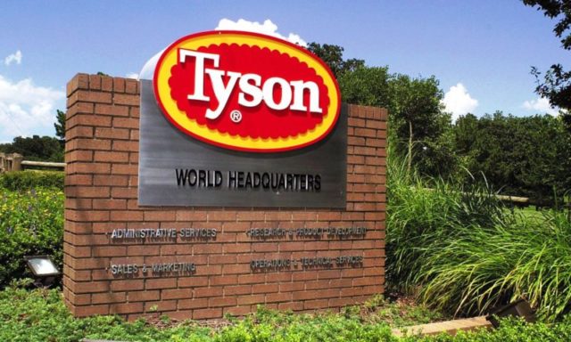 O lucro líquido ajustado da Tyson Foods ficou em US$ 1,34 por ação, ante US$ 0,80