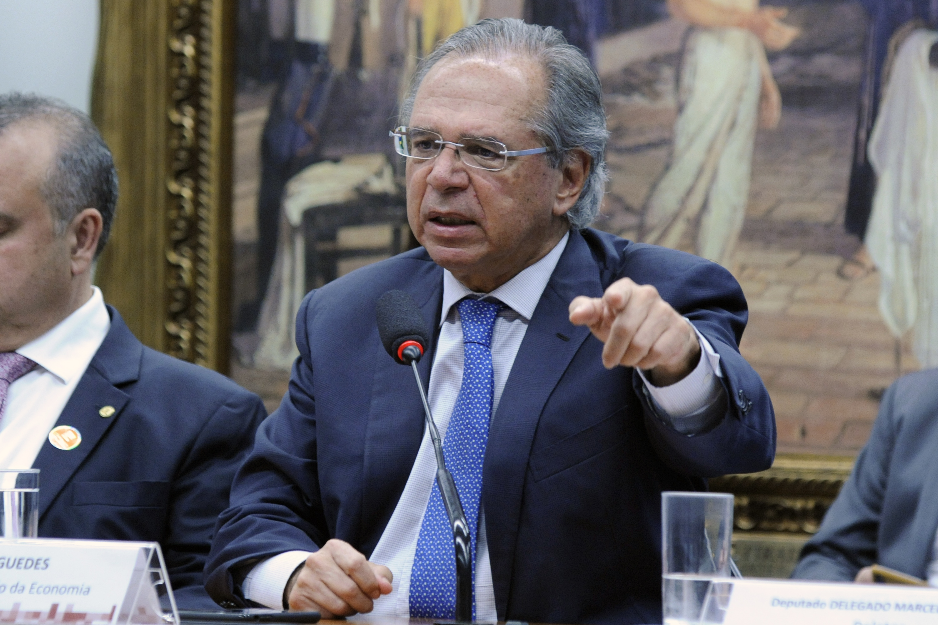 O ministro da Economia, Paulo Guedes: pacote coronavírus