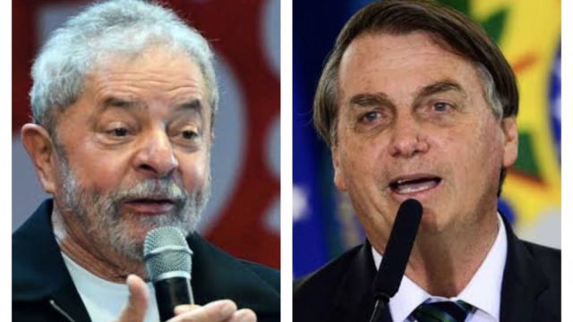 Tanto Lula quanto Bolsonaro oscilaram positivamente em relação ao levantamento anterior