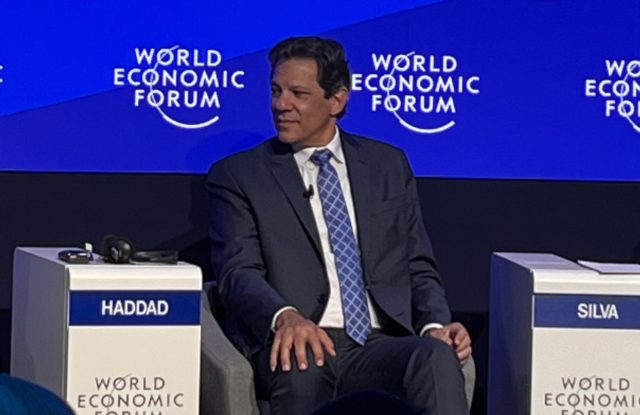 O apoio foi oferecido pelo organismo durante reunião entre Haddad e a diretora-geral do FMI, Kristalina Georgieva, no Fórum Econômico Mundial, em Davos