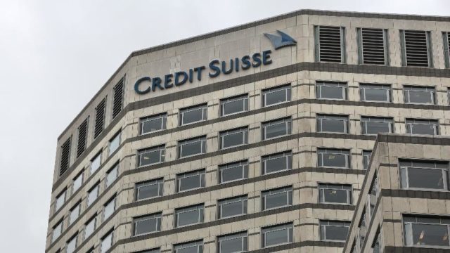 As ações do Credit Suisse caíram 24,24% nesta quarta-feira, 15