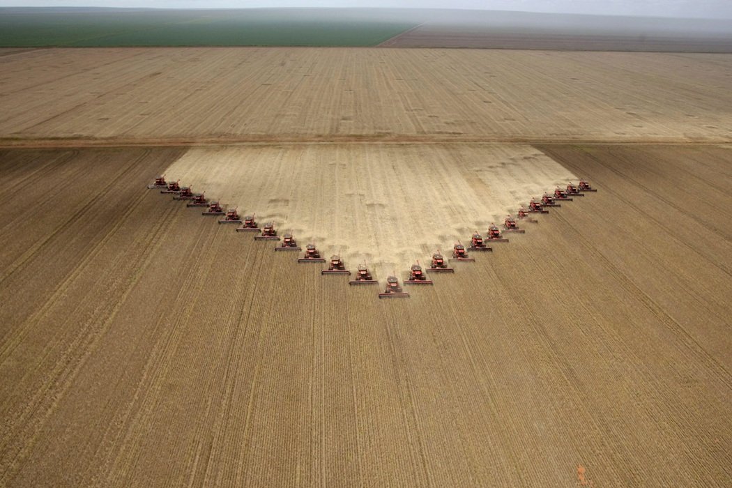 Máquinas agrícolas Soja grãos